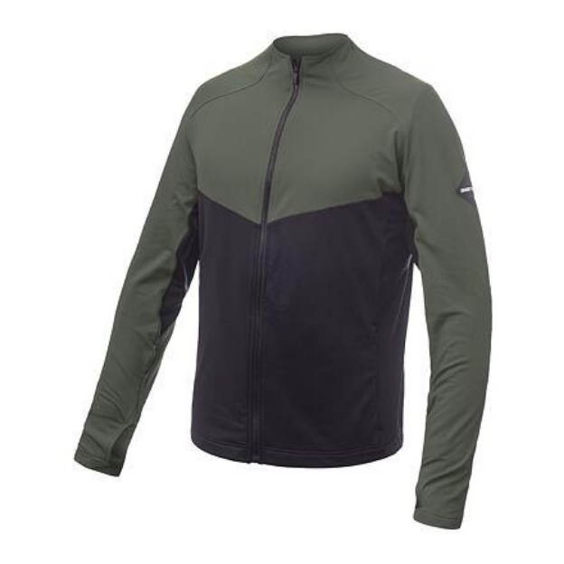 Obrázok z SENSOR COOLMAX THERMO pánska mikina celozips čierna/olive green