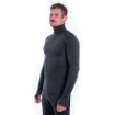 Obrázok z SENSOR MERINO BOLD pánske tričko dl.rukáv roll neck anthracite gray