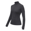 Obrázok z SENSOR MERINO BOLD dámske tričko dl.rukáv roll neck anthracite gray