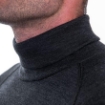 Obrázok z SENSOR MERINO BOLD pánske tričko dl.rukáv roll neck anthracite gray