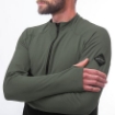 Obrázok z SENSOR COOLMAX THERMO pánska mikina celozips čierna/olive green