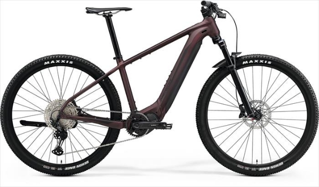 Obrázok z MERIDA eBIG NINE 700 2023 Matt Burgundy Red(Black)