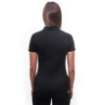 Obrázok z SENSOR MERINO ACTIVE POLO dámske tričko kr.rukáv čierna