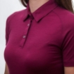 Obrázok z SENSOR MERINO ACTIVE POLO dámske tričko kr.rukáv lilla