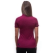 Obrázok z SENSOR MERINO ACTIVE POLO dámske tričko kr.rukáv lilla