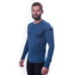 Obrázok z SENSOR MERINO AIR pánske tričko s dlhým rukávom tmavomodré