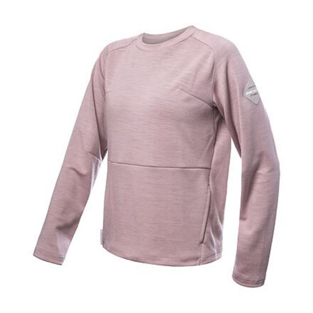 Obrázok z SENSOR MERINO UPPER traveller dámska mikina prachovo ružová