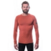 Obrázok z SENSOR MERINO ACTIVE pánske tričko s dlhým rukávom terracotta