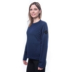 Obrázok z SENSOR MERINO UPPER traveller dámska mikina tmavomodrá