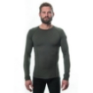 Obrázok z SENSOR MERINO AIR pánske tričko s dlhým rukávom olivovo zelené