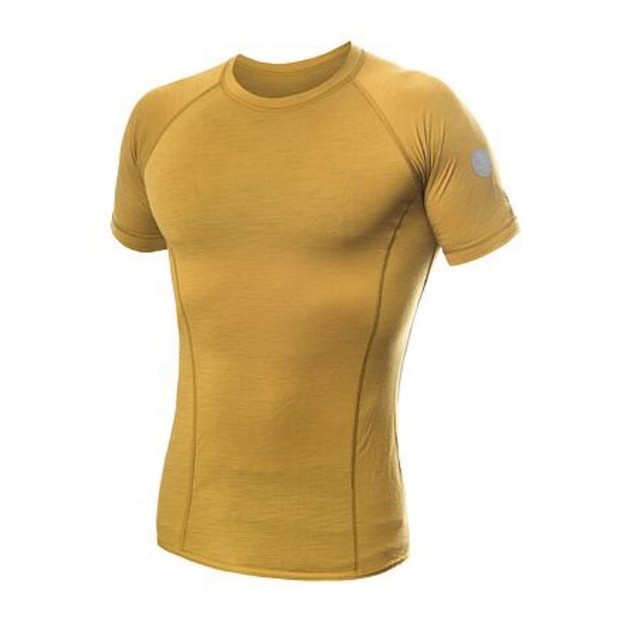 Obrázok z SENSOR MERINO AIR pánske tričko horčicovej farby