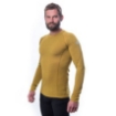 Obrázok z SENSOR MERINO AIR pánske tričko s dlhým rukávom horčicovej farby