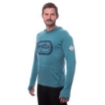 Obrázok z SENSOR MERINO UPPER OUTDOORS pánska mikina s kapucňou klokanka mätovo modrá