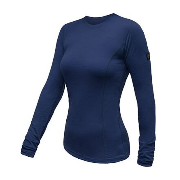 Obrázok z SENSOR MERINO ACTIVE dámske tričko s dlhým rukávom tmavomodré