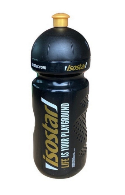 Obrázok z Fľaša ISOSTAR 650ml push pull čierno-zlatá