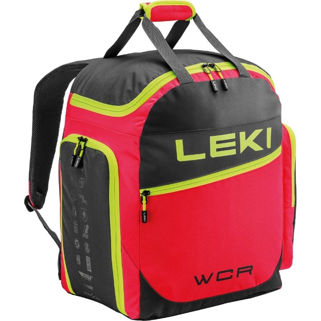 Obrázok z Leki Skiboot Bag WCR 60L Bright red-black-neonyellow