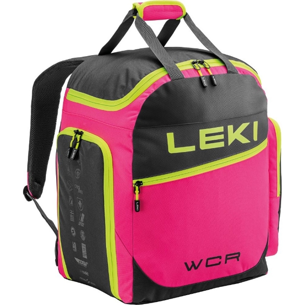 Obrázok z Leki Skiboot Bag WCR 60L Neonpink-black-neonyellow