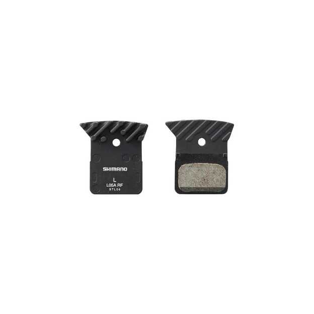 Obrázok z SHIMANO brzdové doštičky L05A-RF polymér + chladič Flat mount 1 pár