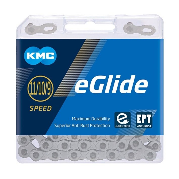Obrázok z KMC E-GLIDE CUES EPT nerez 132čl
